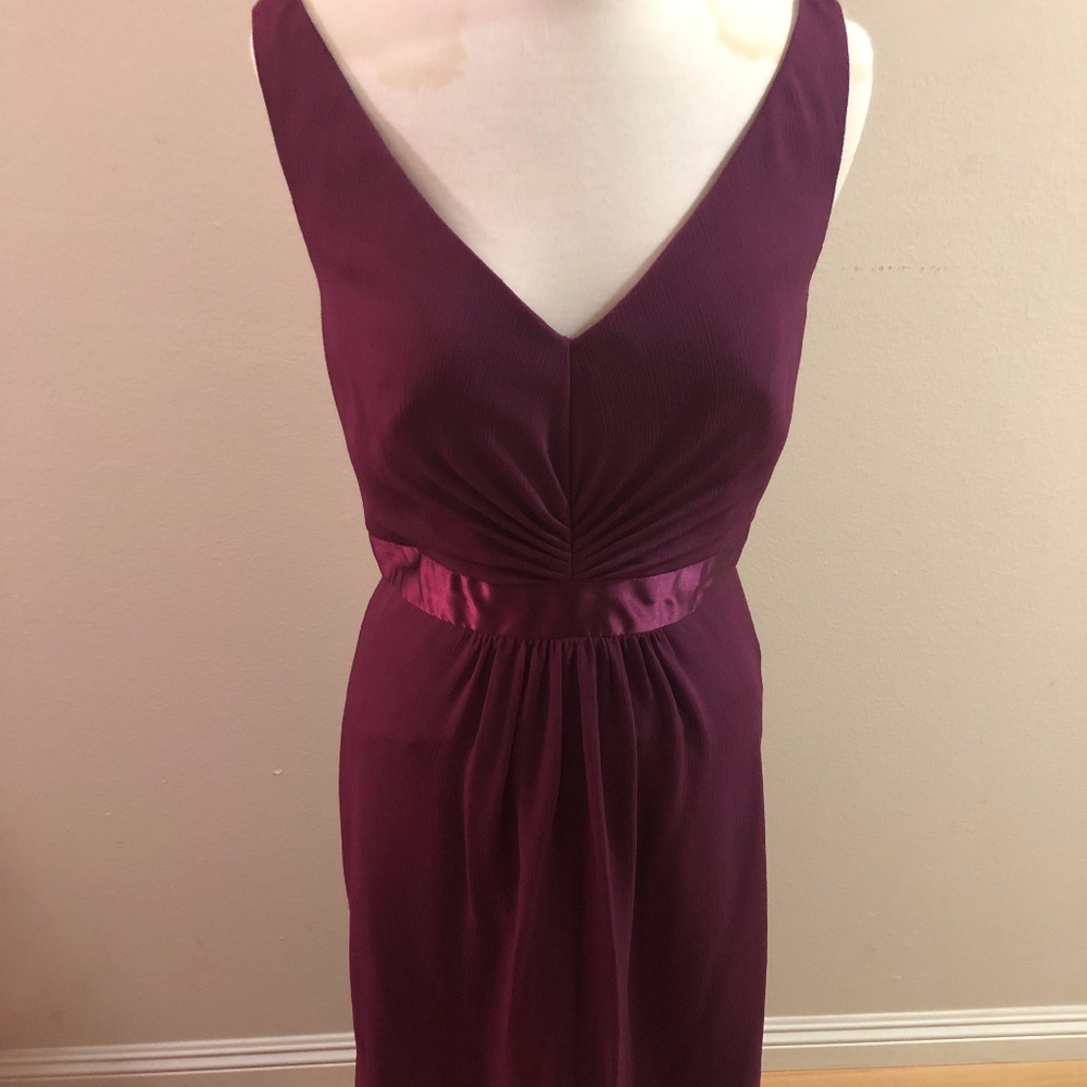 Burgundy Formal Dress from David's Bridal!